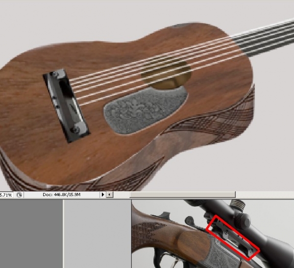 Creation of Accoustic Guitar: Step 6